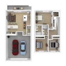 3/2.5 PR floor plan